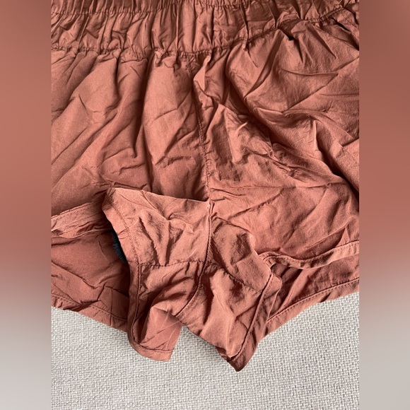 Free People FP Movement The Way Home Lined Shorts In Peruvian Walnut Size S - Picture 7 of 14